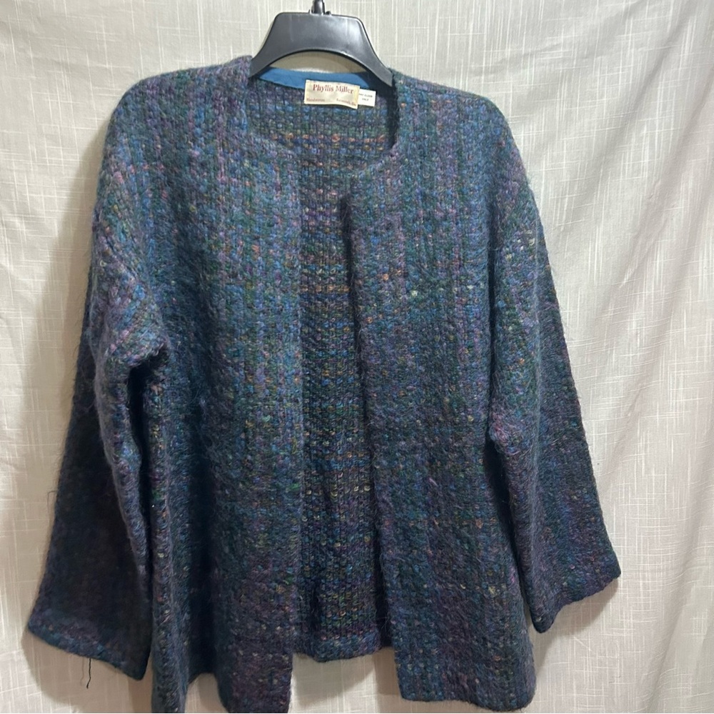 Vintage Hand woven sweater/jacket - Picture 2 of 3